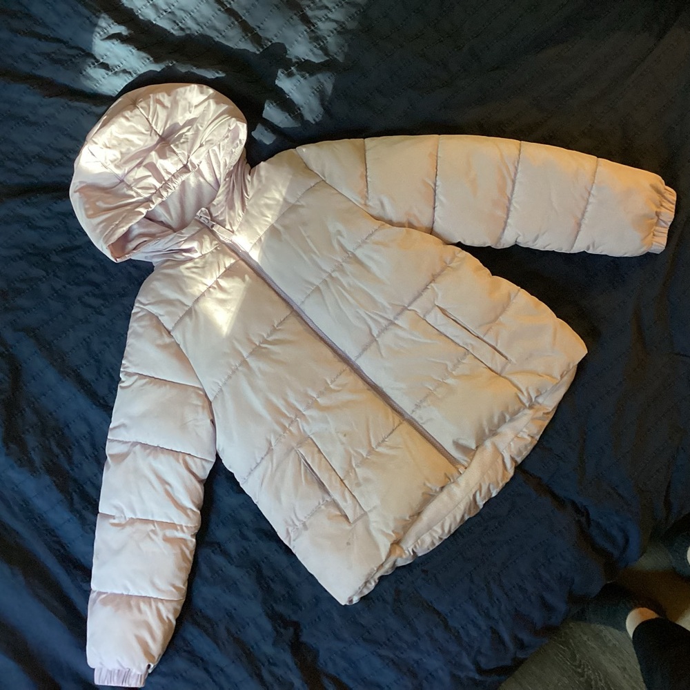 Girl’s Lavender Puffer Jacket